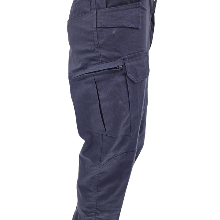 Pantalon ripstop avec Liseré Vert coupe confortable 6 poches