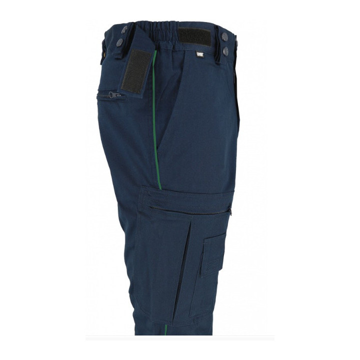 Pantalon ripstop avec Liseré Vert coupe confortable 6 poches