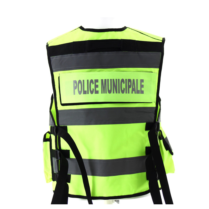 Gilet haute visibilité POLICE MUNICIPALE