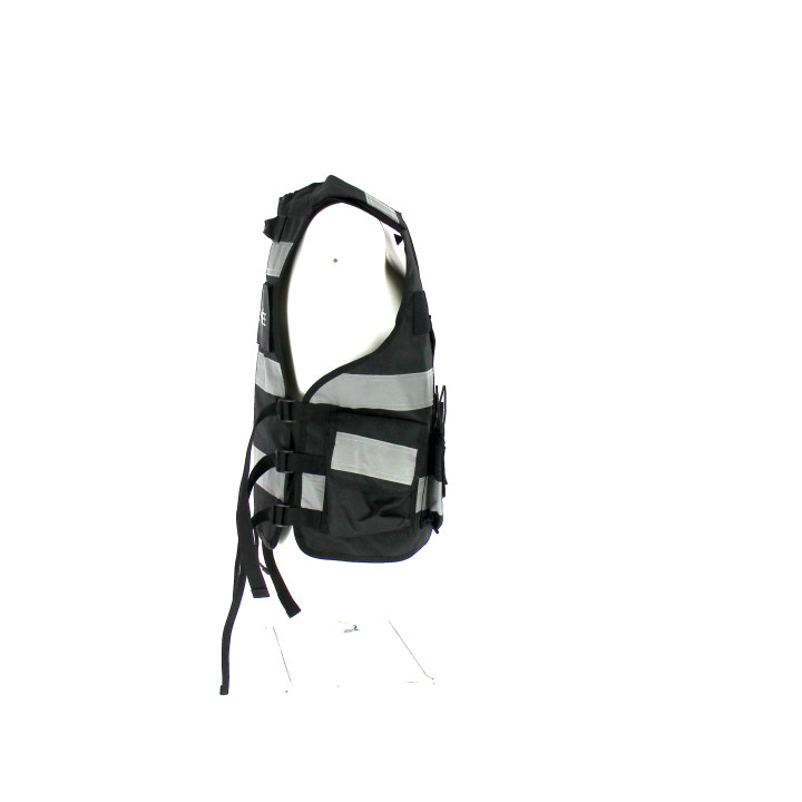 Gilet haute visibilité SECURITE PRIVEE NOIR