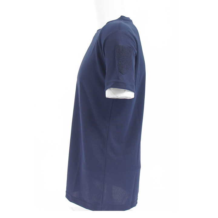 Polo Coolmax uni marine avec marquage personnalisé | Ateq uniformes