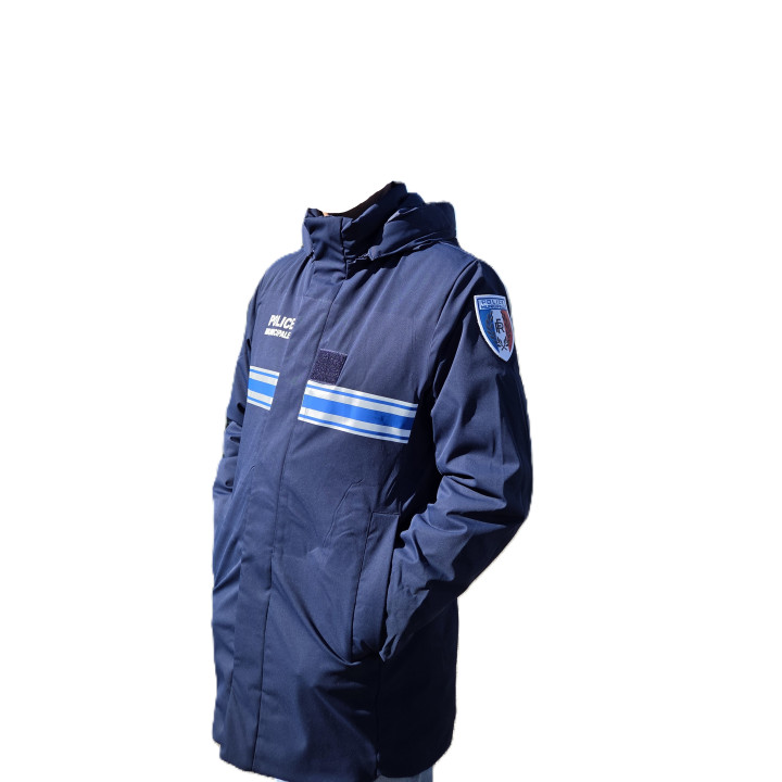 Parka Police Municipale Ateq Uniformes : protection contre les intempéries