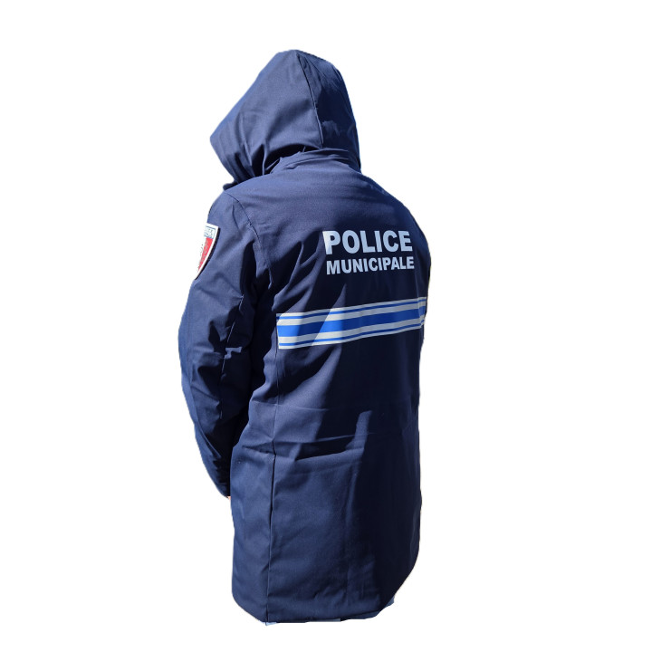 Parka Police Municipale Ateq Uniformes : protection contre les intempéries
