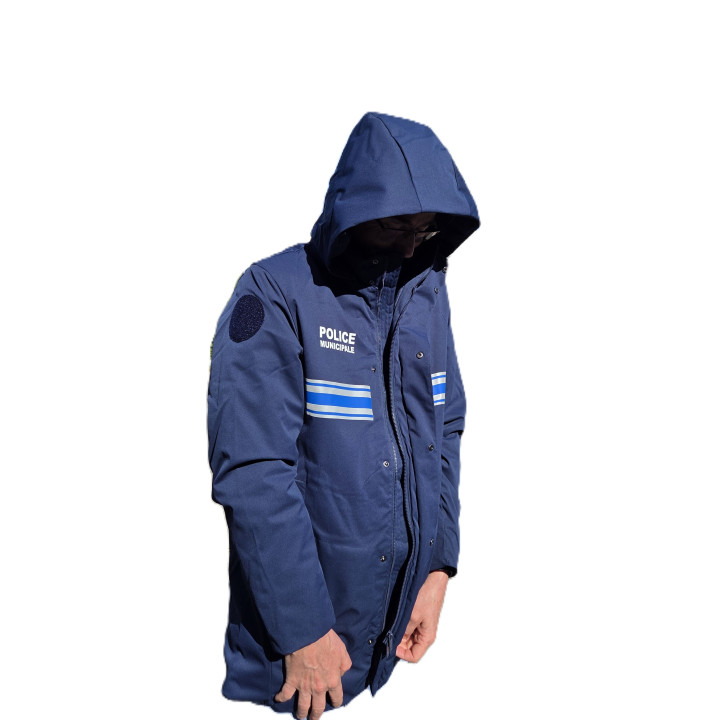 Parka Police Municipale Ateq Uniformes : protection contre les intempéries