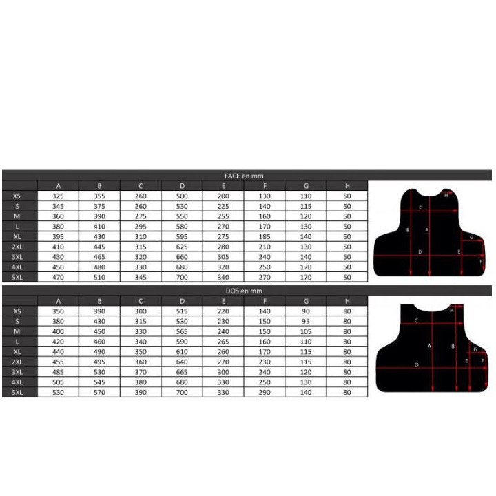 Housse de gilet pare-balles FULL TACTICAL Unisexe Protection optimale