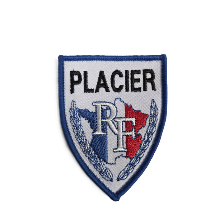 Ecusson brodé PLACIER