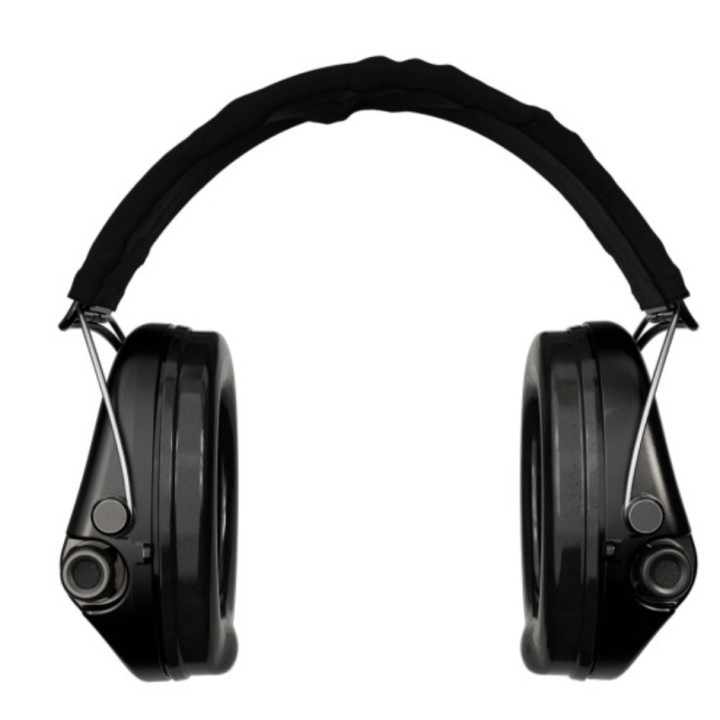 Casque anti-bruit Suprême Pro-X noir serre-tête tissu noir