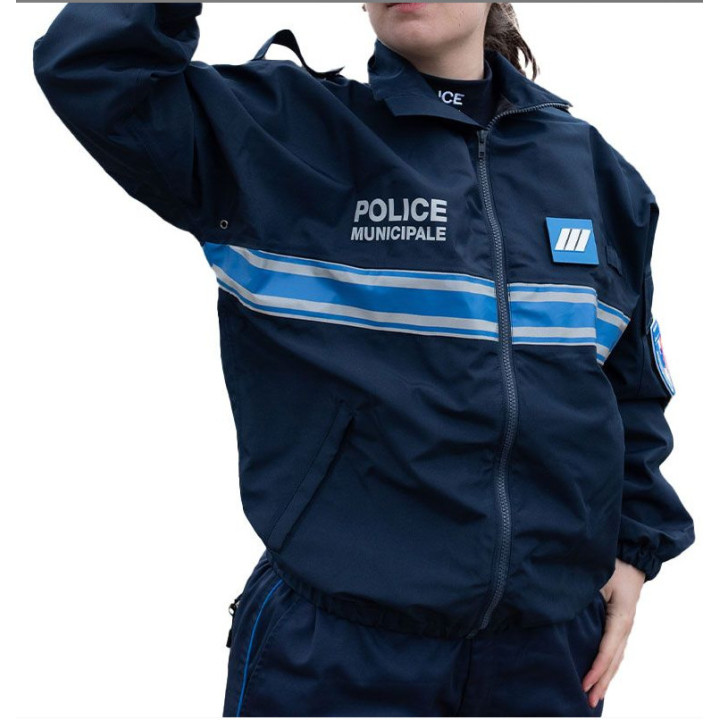 Coupe vent ultra léger avec capuche Police Municipale