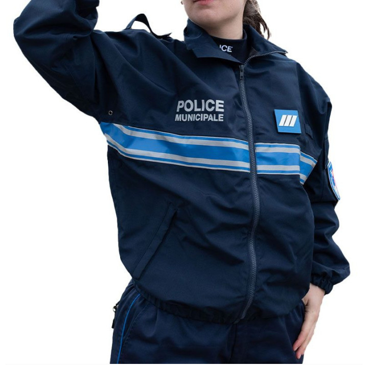 Coupe vent ultra léger avec capuche Police Municipale