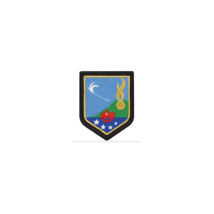 ECU BRODE RÉUNION - Écusson de l'Île de la Réunion - Ateq uniformes