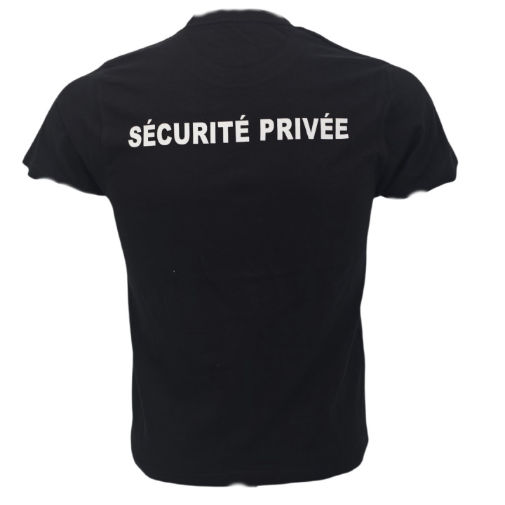T shirt SECURITE PRIVEE + le nom de votre "SOCIETE"