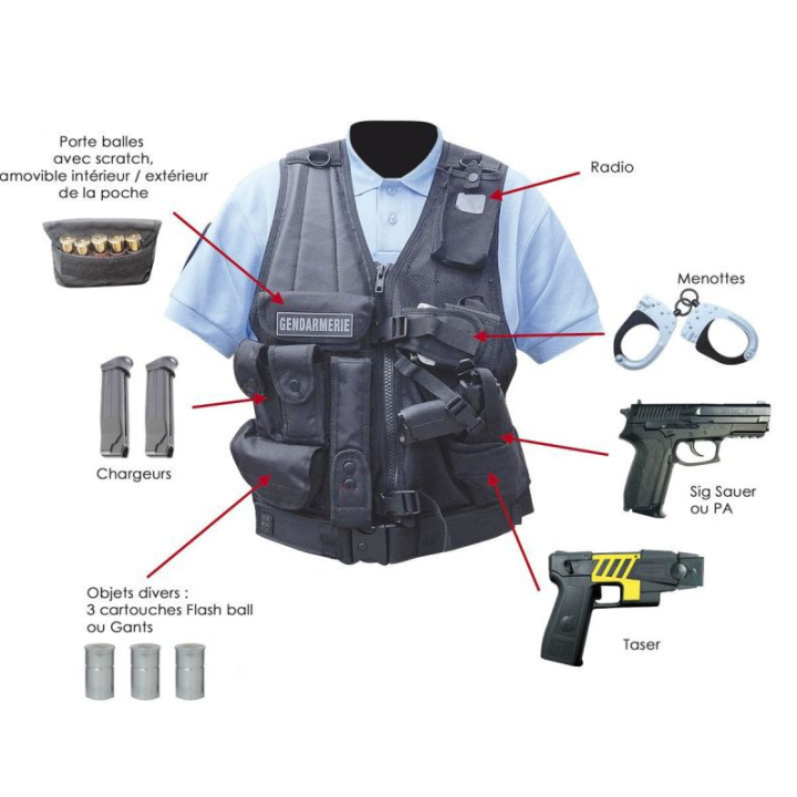 gilet tactique DCA GITACPAT chez Ateq à 78€