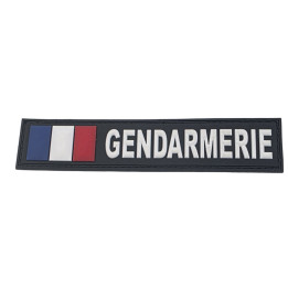 Bandeau Gendarmerie 12 x 25 mm PVC 3 D
