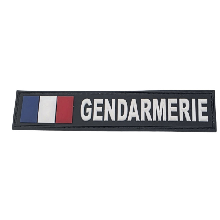 Bandeau Gendarmerie 12 x 25 mm PVC 3 D