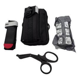 Trousse IFAK/KIT de premiers soins pour blessures par arme ambidextre