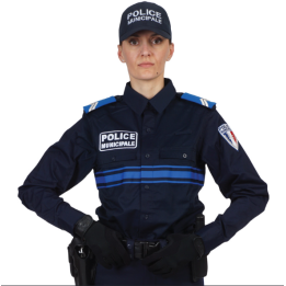Polo manches longues extrême Police Municipale : Confort et durabilité