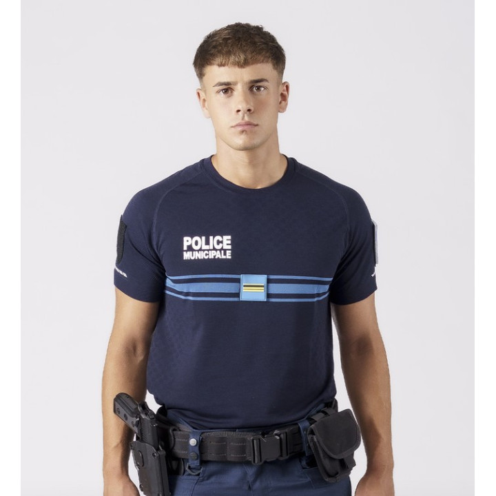 Tee-shirt sans coutures Police Municipale AIRFLOW
