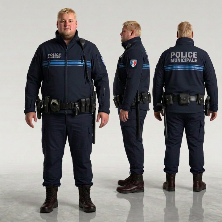 Blouson softshell Police Municipale - protège des intempéries