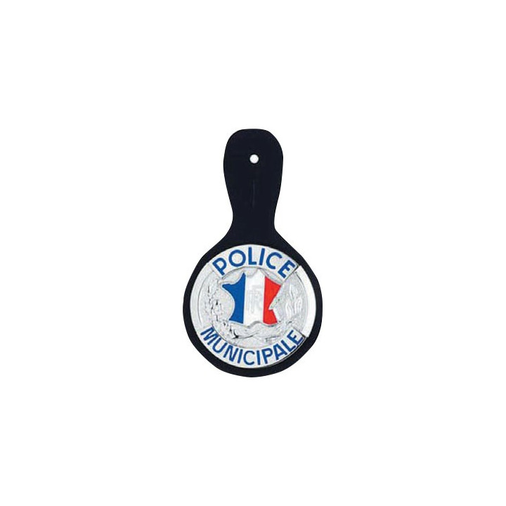 Insigne poitrine métal Police Municipale - Accessoire officiel