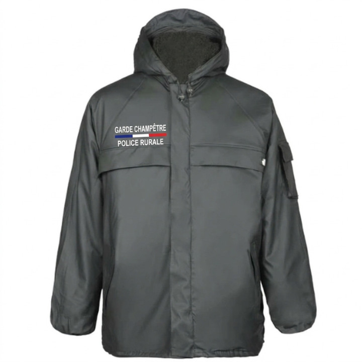 Veste de pluie flex bleu unie pour homme et femme | Légère imperméable