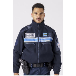 Blouson polaire 3 couches Police Municipale - chaud et confortable
