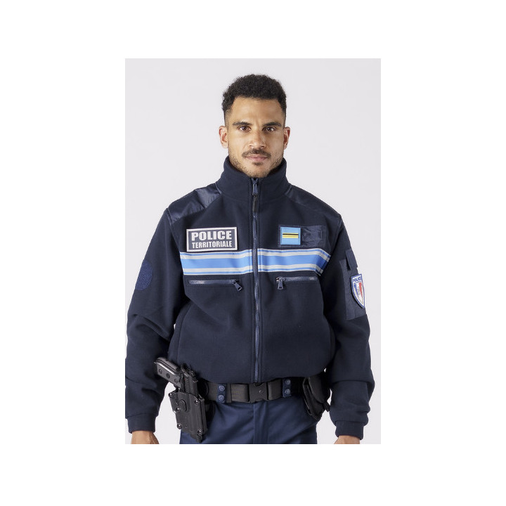 Blouson polaire 3 couches Police Municipale - chaud et confortable