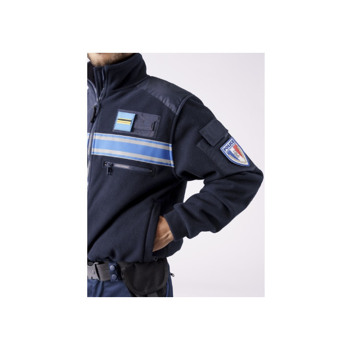 Blouson polaire 3 couches Police Municipale - chaud et confortable