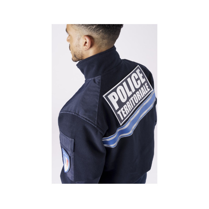 Blouson polaire 3 couches Police Municipale - chaud et confortable