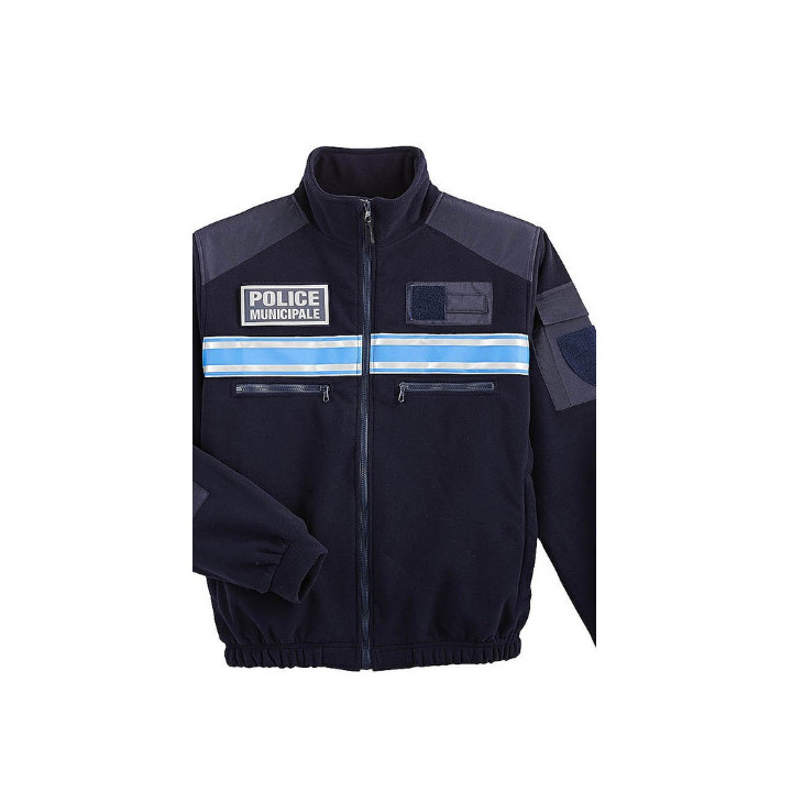 Blouson polaire 3 couches Police Municipale - chaud et confortable