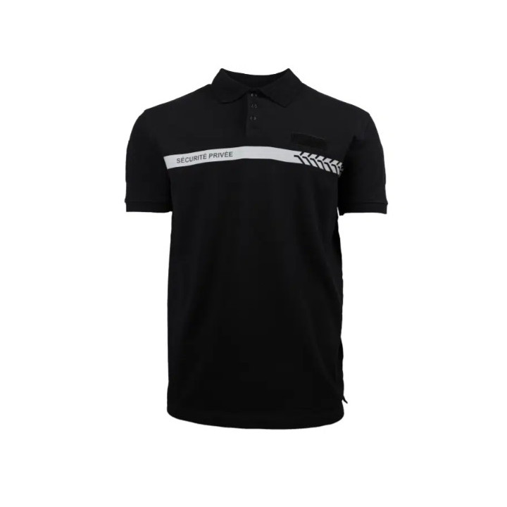écurité manches courtes bande grise | Ateq uniformes