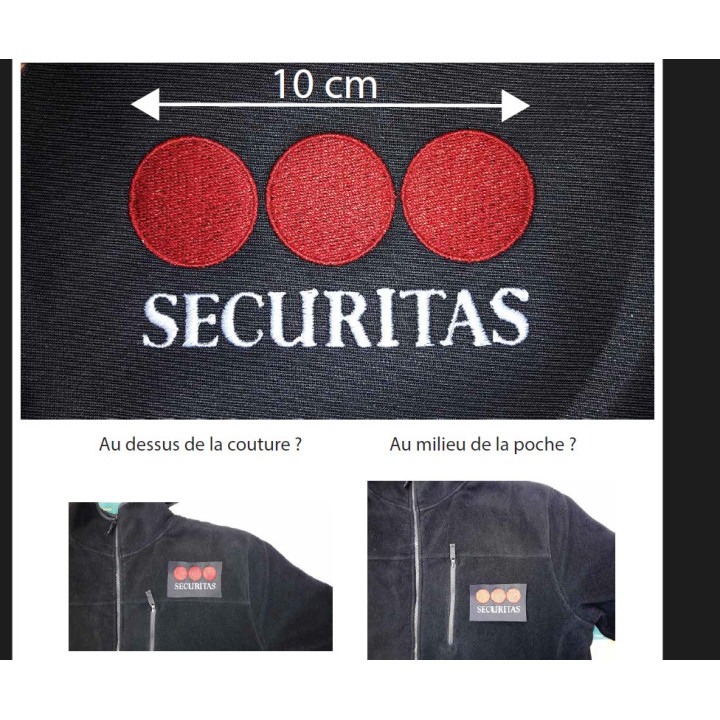 écurité manches courtes bande grise | Ateq uniformes