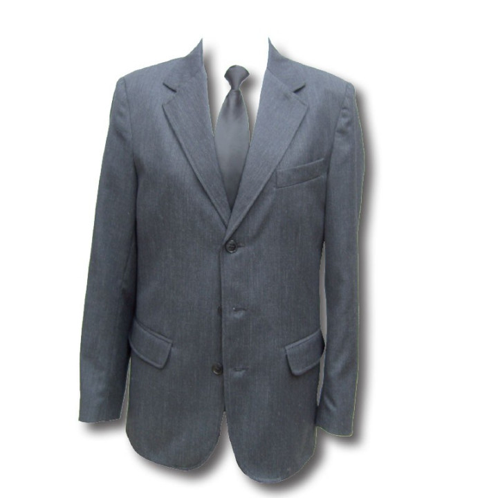 Veste 3 boutons homme en polyester et viscose | Élégant et confortable