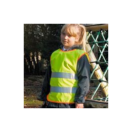 CHASUBLE ENFANT HAUTE VISIBILITE NORME 1150 + MARQUAGE - Ateq uniforme