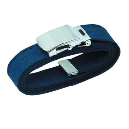 Ceinture Toile Bleu Marine 25 mm Réglable | Style et confort