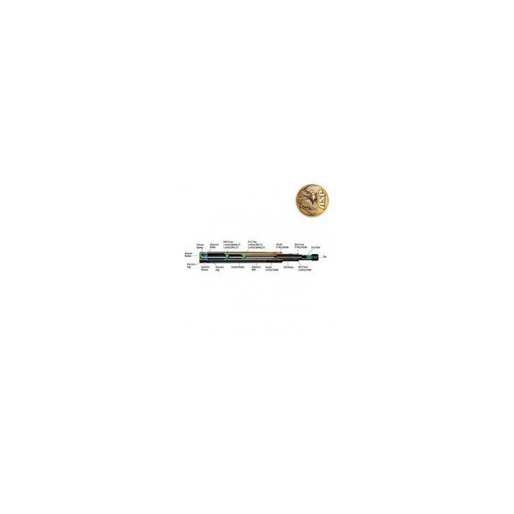 Baton télescopique 21'' bouton poussoir ASP Haute qualité et résistant