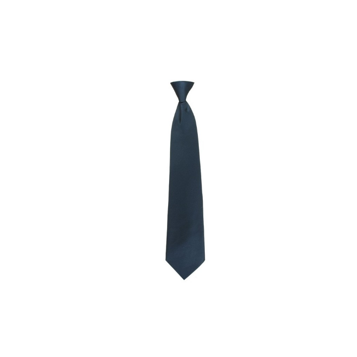 Cravate clip marine
