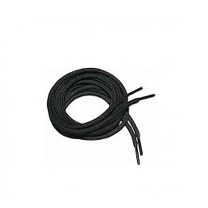 Lacets noirs de 2 paires 220 cm | Idéaux pour chaussures de travail