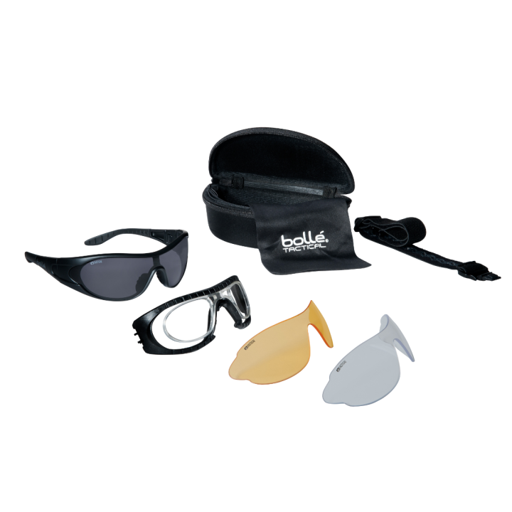 Kit Lunettes BOLLE Raider 3 écrans insert optique Protection oculaire