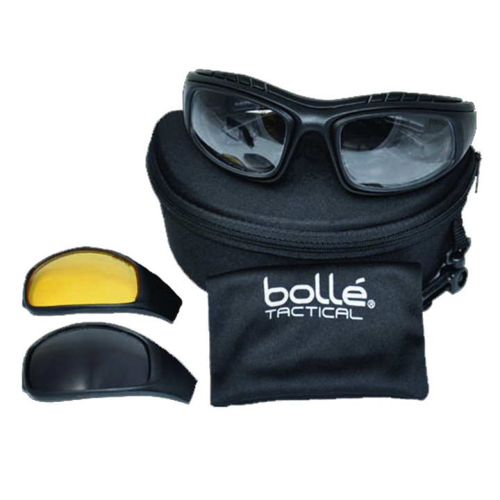 Kit Lunettes BOLLE Raider 3 écrans insert optique Protection oculaire