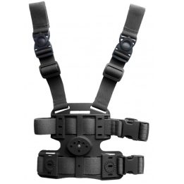 Plaque de cuisse 2 sangles 8K18 noire - VEGA HOLSTER