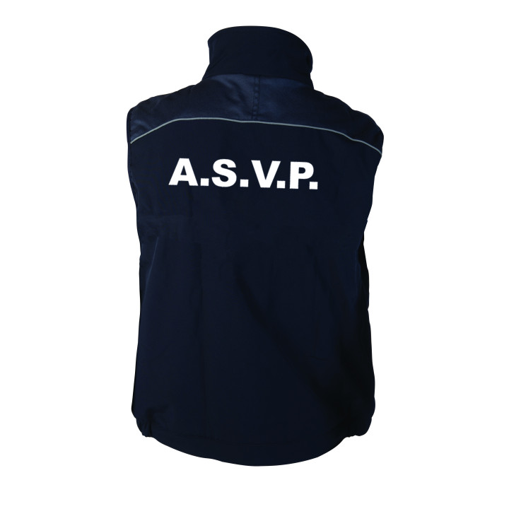 Blouson softshell uni sans manches pour homme | Coupe-vent respirant