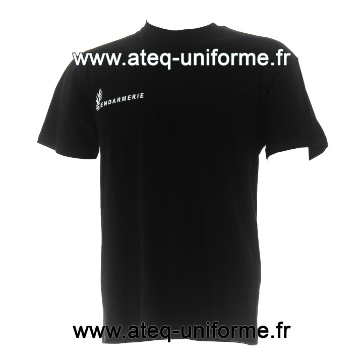 Tee-shirt coton GENDARMERIE - Montrez votre fierté avec élégance