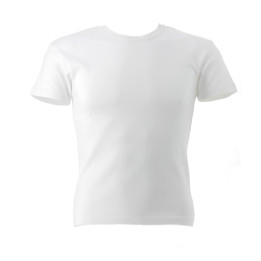 TEE SHIRT COTON BLANC uni