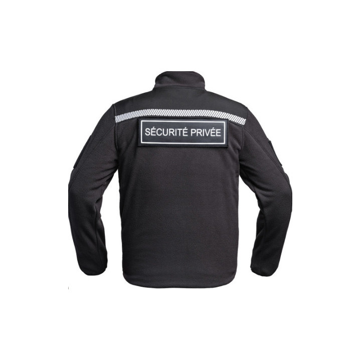 "Blouson Polaire Sécurité Bandes Grises - chaleur et visibilité