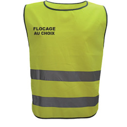 Chasuble optimale + marquage | Accessoire de sécurité personnalisable