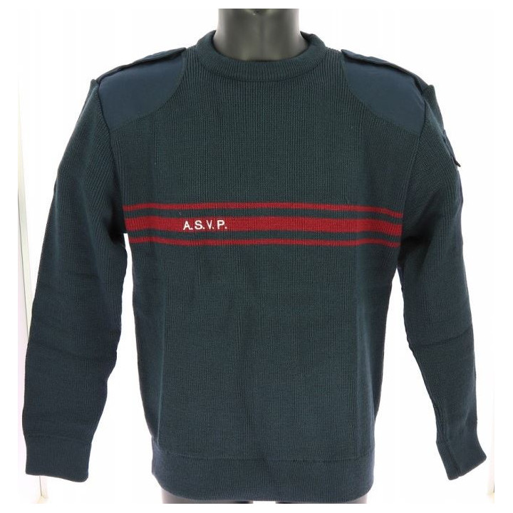 Pull hiver ASVP bande bordeaux pour homme et femme | Confortable