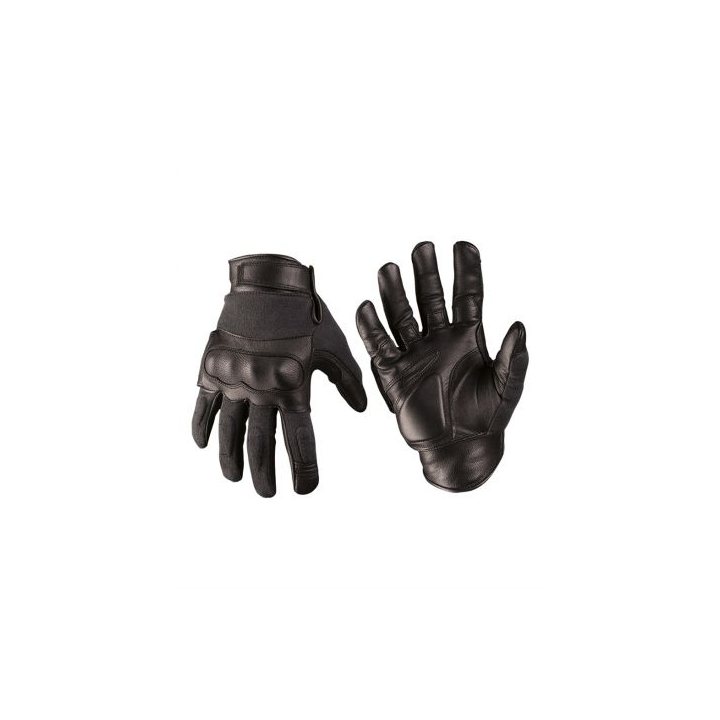 Gants Coques Amovibles Doublé Kevlar noirs MIL-TEC - Protection et Flexibilité pour les activités en extérieur