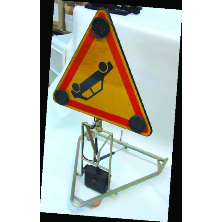 Panneau mobile pliable | Accessoire de signalisation pour chantiers