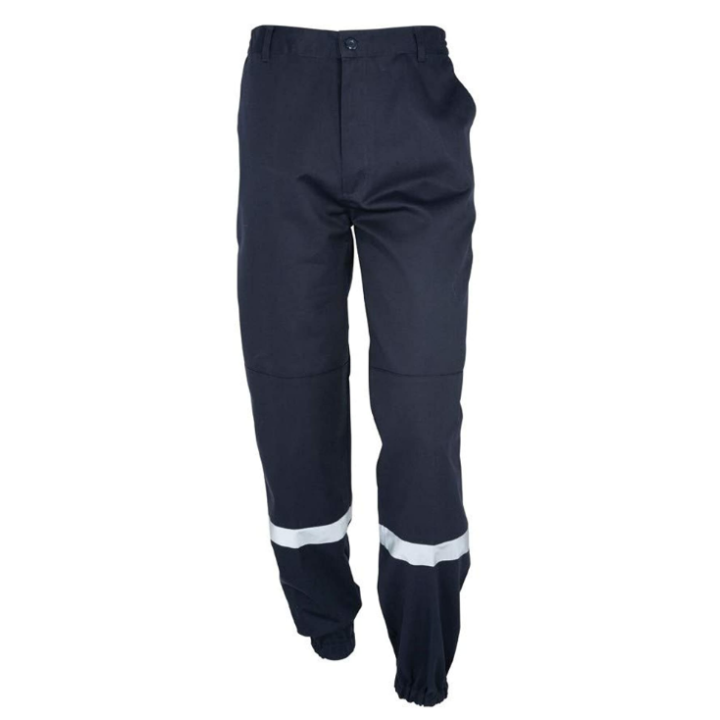 Achetez un pantalon bleu marine avec des bandes rétro-réfléchissantes