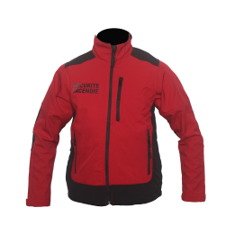 Blouson Softshell bicolore sécurité incendie : confort et protection